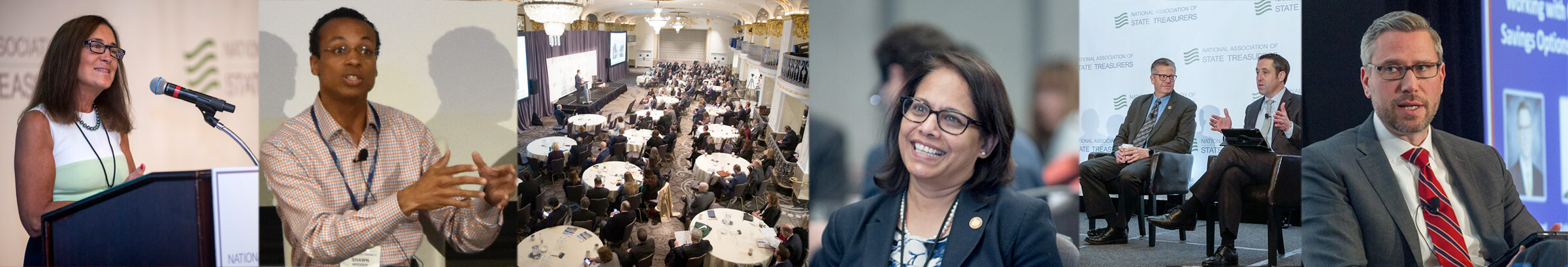 NAST collage of speakers and conferences
